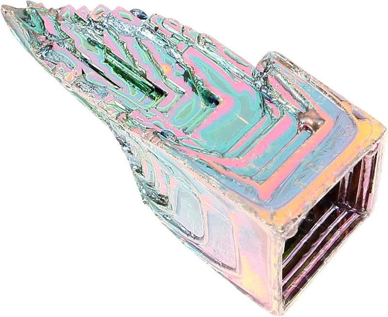 عينة كريستال البزموت الطبيعي زخرفة الجيود مجموعة المعادن حجر الزينة - Image 1